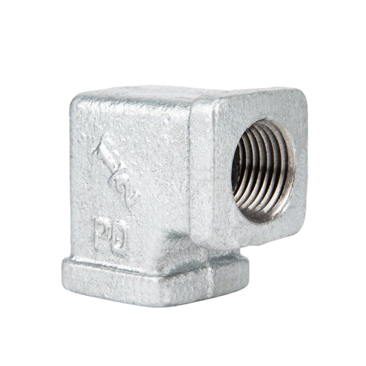 1/2 in. Galvanized Square 90 Degree Elbow