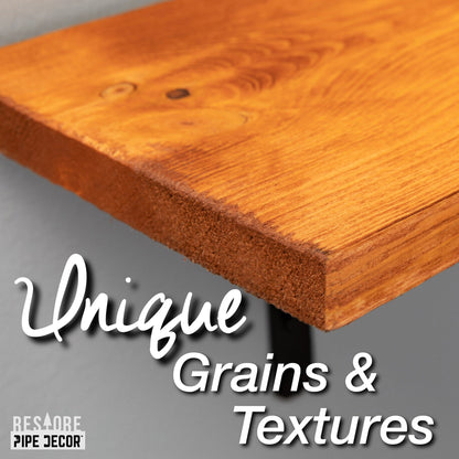 RESTORE Sunset Cedar 36 in. Shelves with Straight Brackets