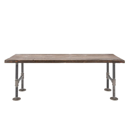 RESTORE Trail Brown Solid Live Edge Wood Accent Bench