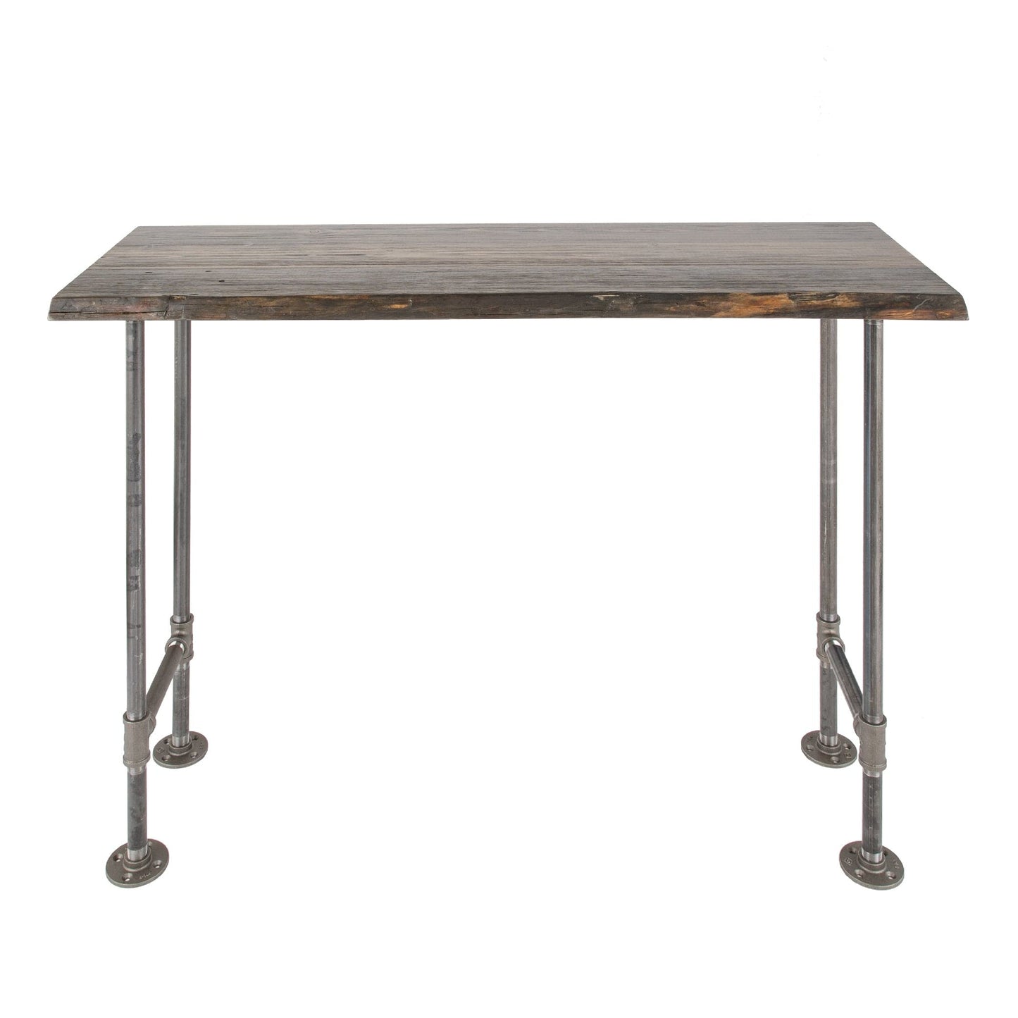 RESTORE Boulder Black Solid Live Edge Wood Console Table