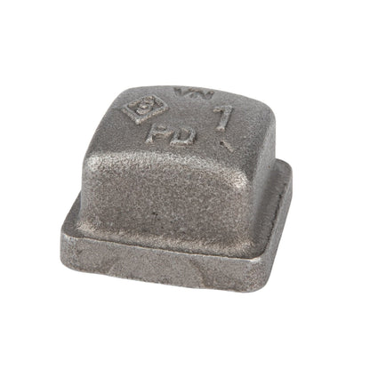 1 in. Black Square Cap