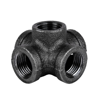1/2 in. Prefinished Matte Black 5-Way Fitting