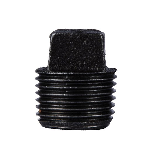 1/2 in. Prefinished Matte Black Plug