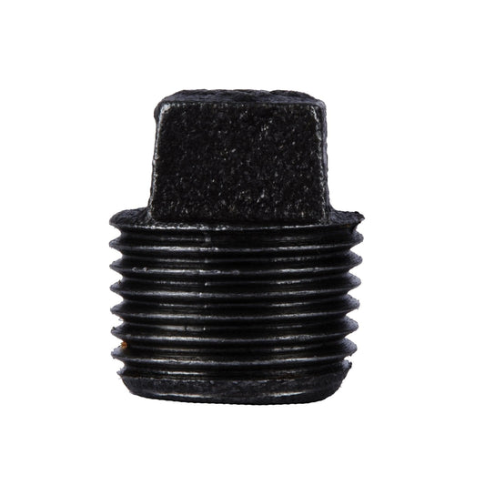1/2 in. Prefinished Matte Black Plug