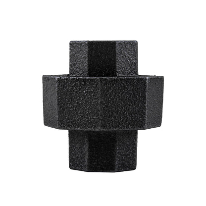 1/2 in. Prefinished Matte Black Union