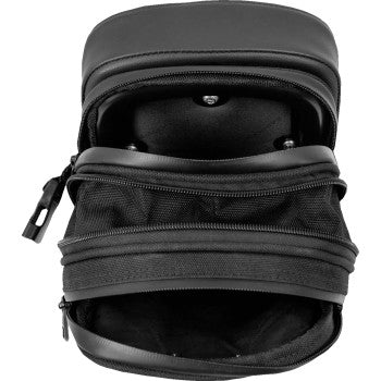 SADDLEMEN Fundamentals Sissy Bar Bag - Black EX000978