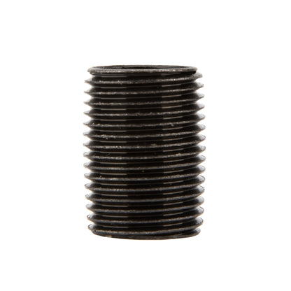 1/2 in. x 1 in. Prefinished Matte Black Pipe