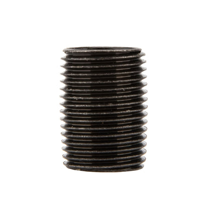 1/2 in. x 1 in. Prefinished Matte Black Pipe