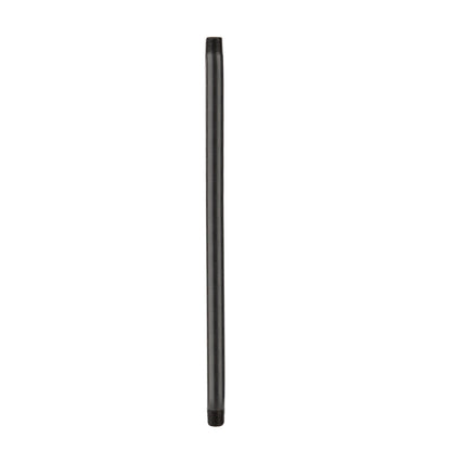 1/2 in. x 11 in. Prefinished Matte Black Pipe