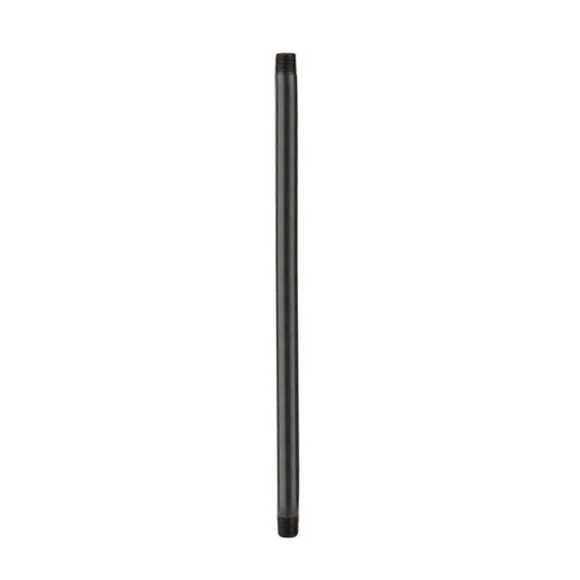 1/2 in. x 14 in. Prefinished Matte Black Pipe