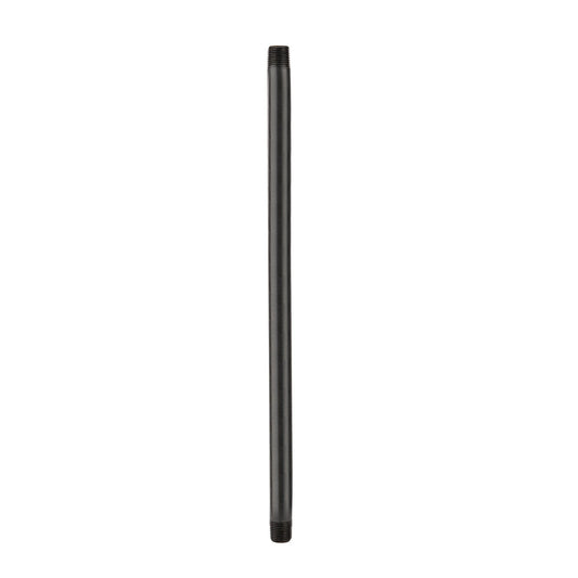 1/2 in. x 18 in. Prefinished Matte Black Pipe