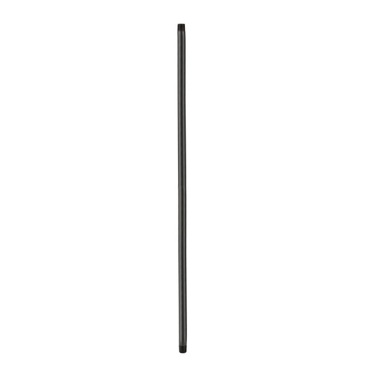 1/2 in. x 36 in. Prefinished Matte Black Pipe