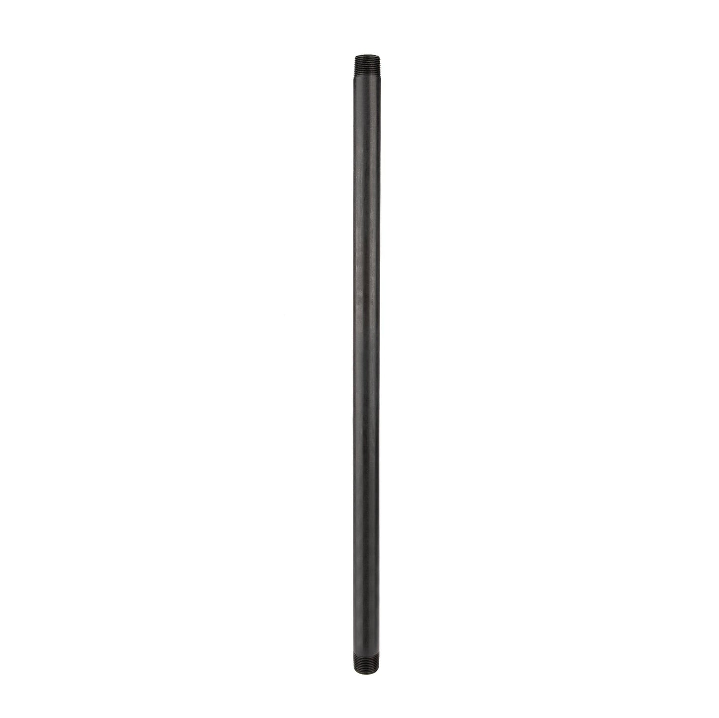 1 in. x 30 in. Prefinished Matte Black Pipe