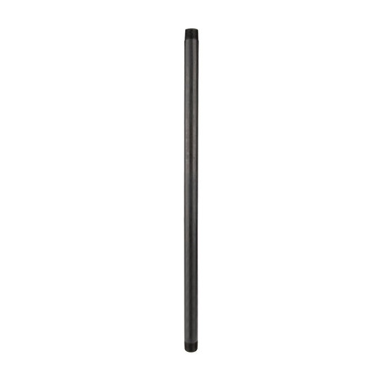 1 in. x 30 in. Prefinished Matte Black Pipe