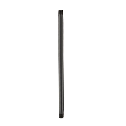 3/4 in. x 18 in. Prefinished Matte Black Pipe