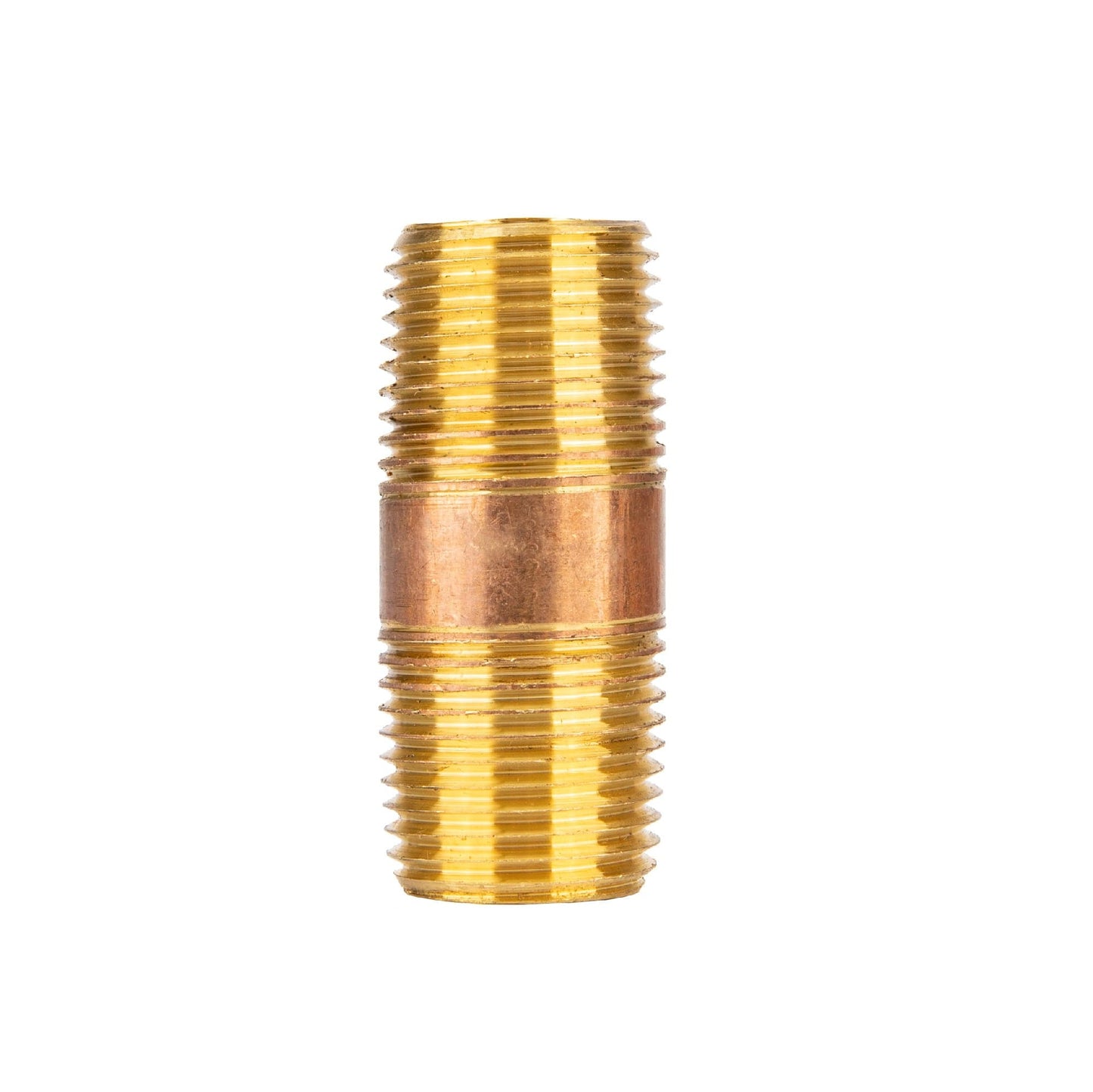 1/2 in. x 2 in. Red Brass Pipe
