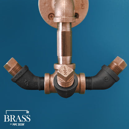 1/2 in. x 2 in. Red Brass Pipe