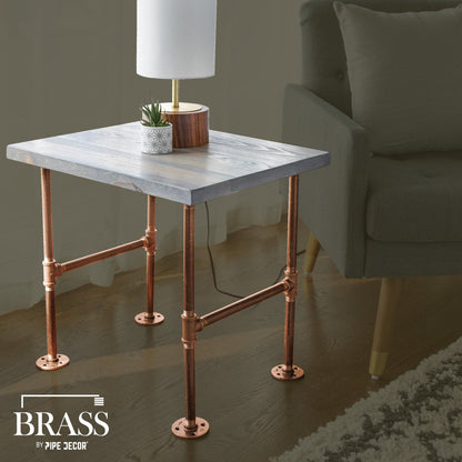 3/4 in. x 10 in. Red Brass Pipe