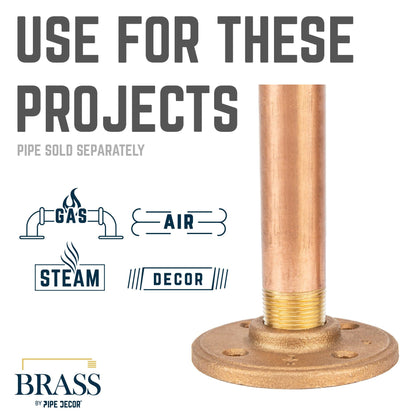 3/4 in. Red Brass Flange
