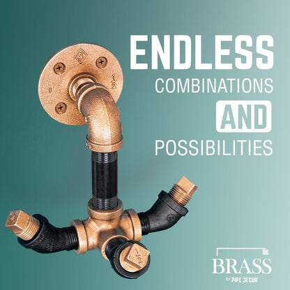 1/2 in. Red Brass Plug