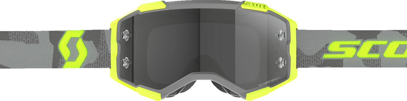 SCOTT Fury Goggle - Light Gray/Neon Yellow - Light Sensitive Gray 272827-7697327