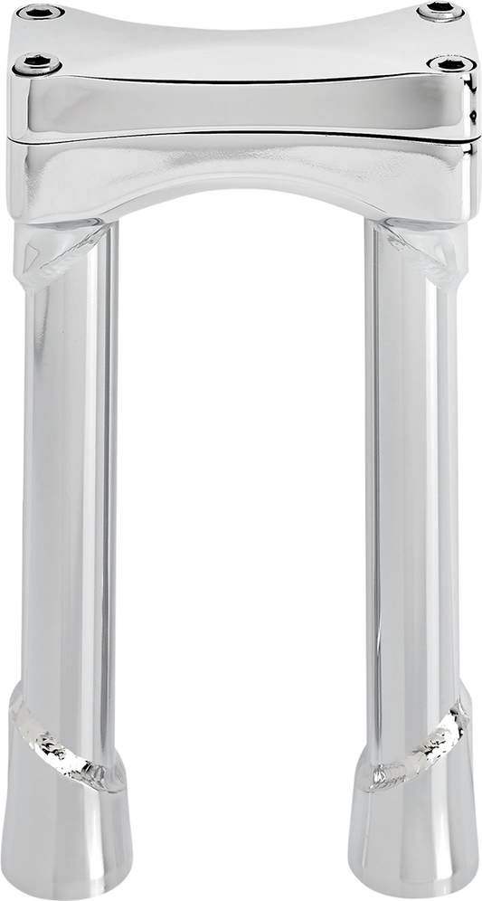 BILTWELL Risers - Murdock - Oversized - 8" - Chrome 6413-105-08