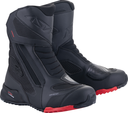 ALPINESTARS RT-7 Drystar® Boots - Black/Red - US 14 / EU 48 2443023-13-48