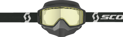 SCOTT Split OTG Snow Goggle - Black/White - Yellow 285543-1007029