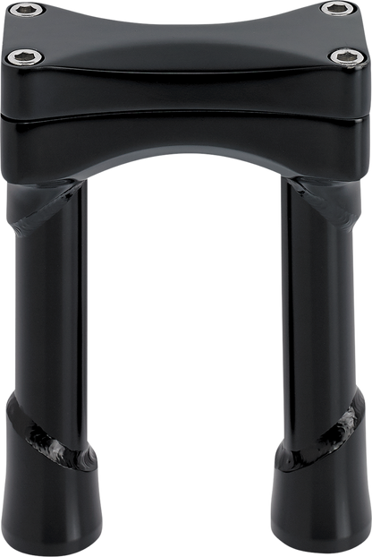 BILTWELL Risers - Murdock - Oversized - 6" - Black 6413-201-06