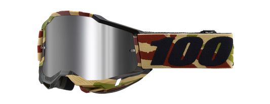 100% Accuri 2 Goggles - Mission - Silver Flash Mirror 50014-00021