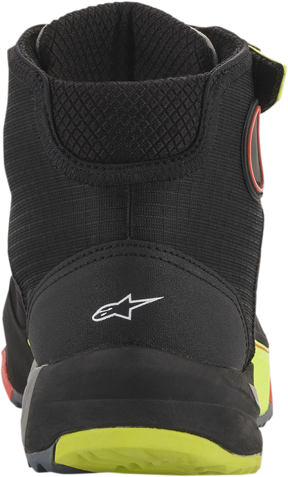 ALPINESTARS CR-X Drystar® Shoes - Black/Red/Yellow Fluorescent - US 9 261182015389