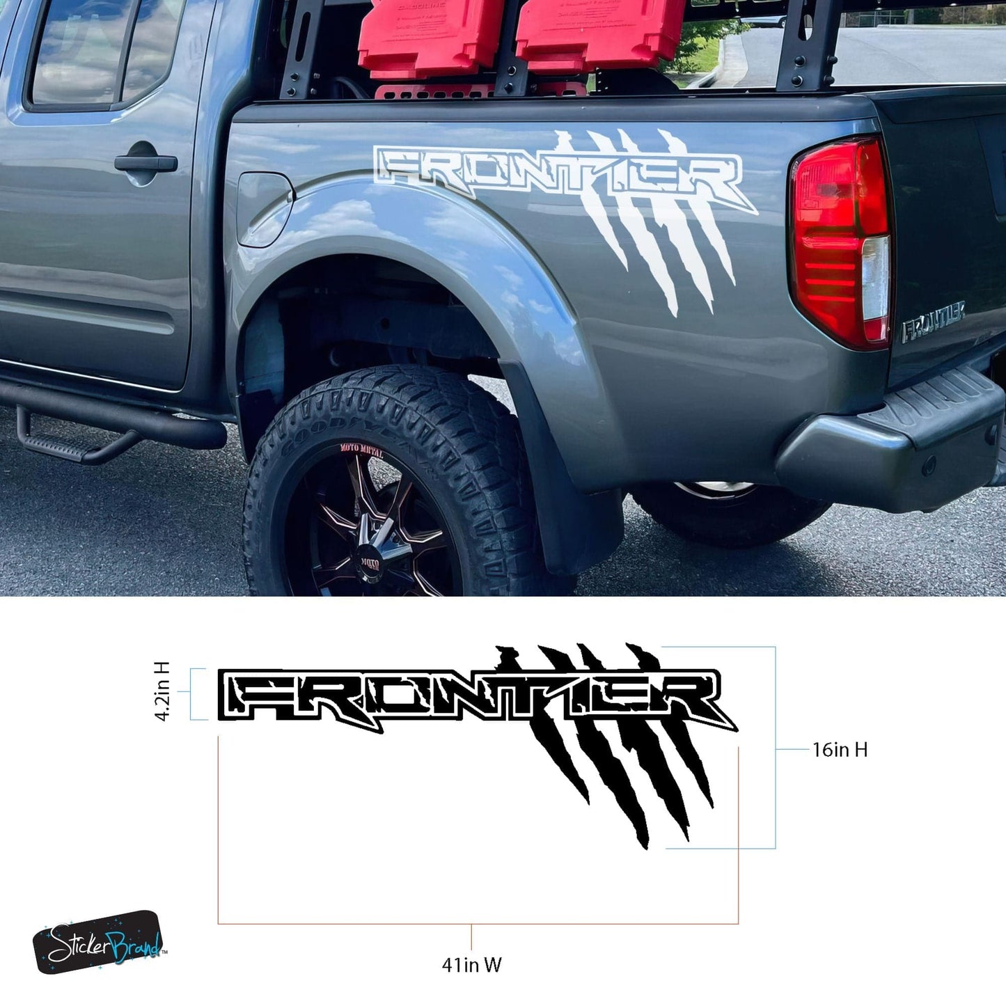 Nissan Frontier Claw Decal Sticker. #7028