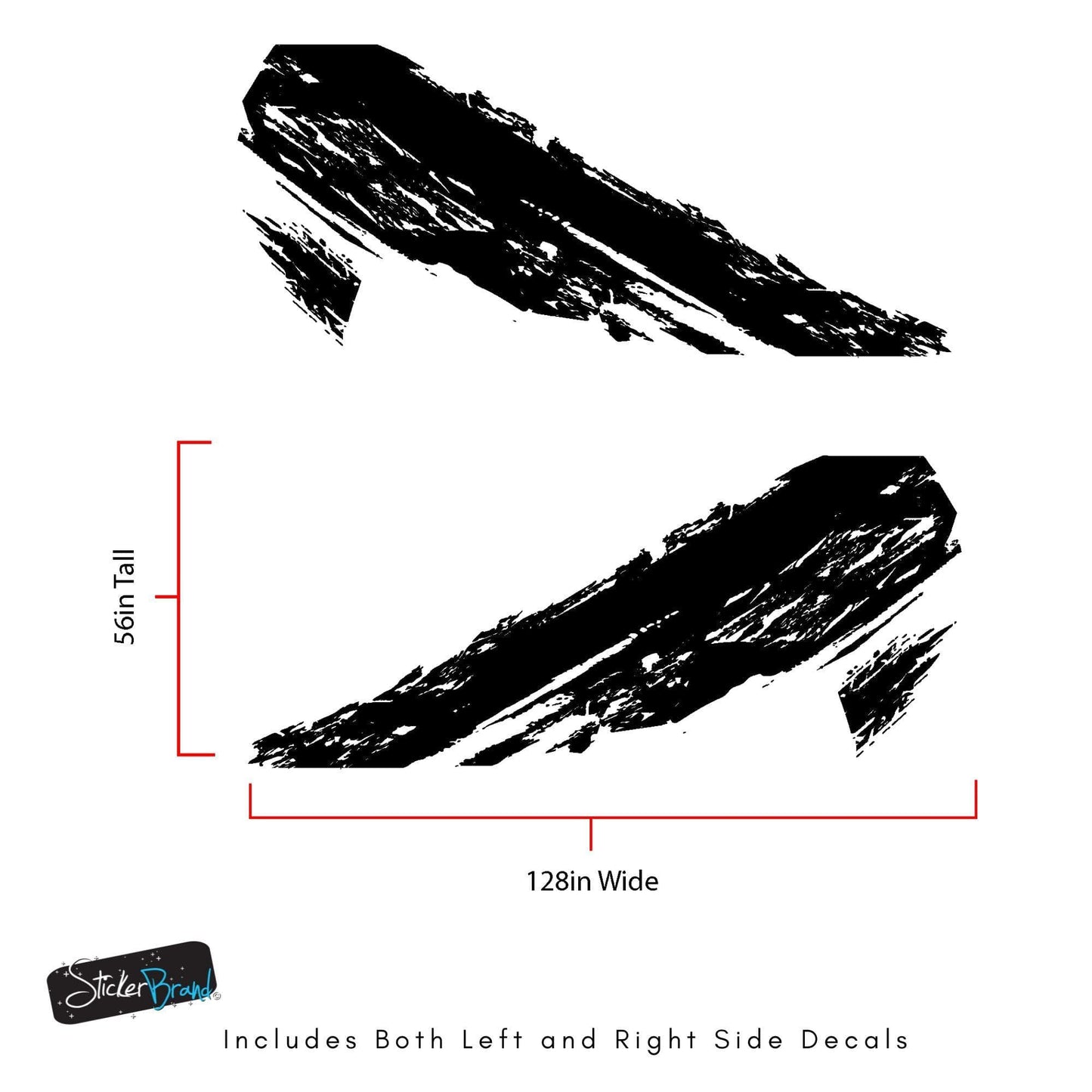 4Runner Mud Splash Graphic Decal. #6810