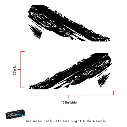 4Runner Mud Splash Graphic Decal. #6810