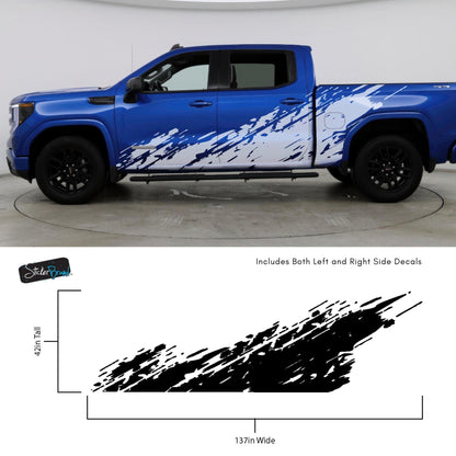 Truck Mud Splash Graphic Sticker. Silverado / GMC Sierra. #6898