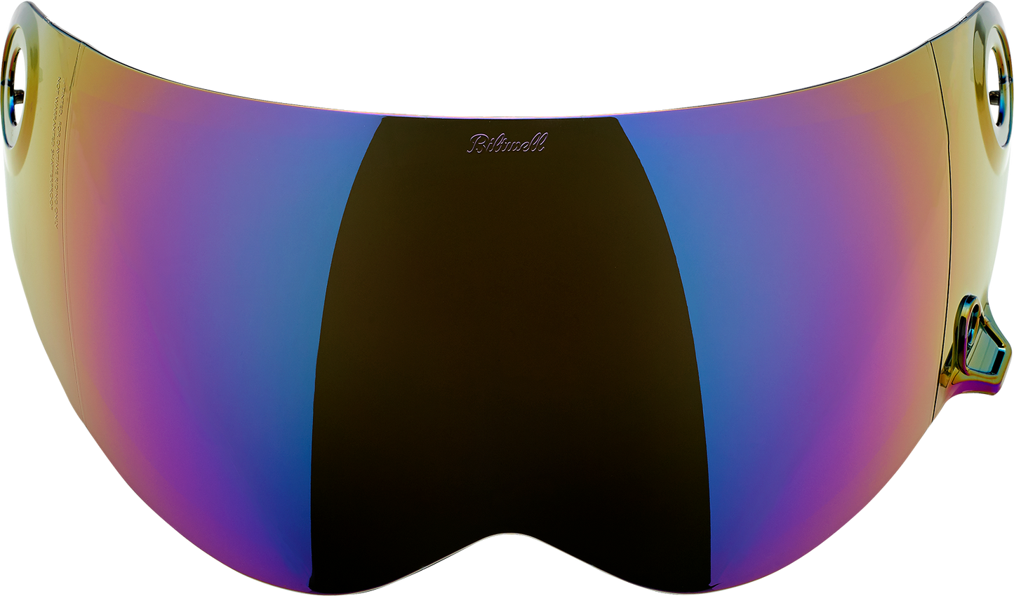 BILTWELL Lane Splitter Gen 2 Shield - Rainbow Mirror 1112-223