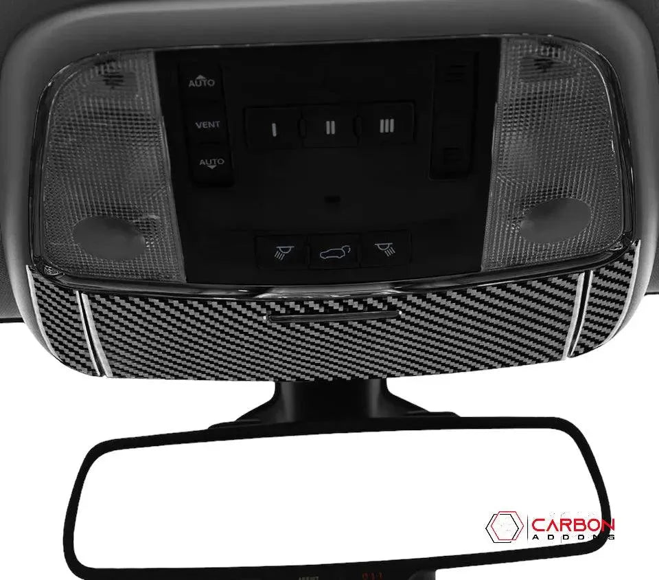 [3pcs] Real Carbon Fiber Overhead Light Trim Overlay for 2011+ Dodge Durango