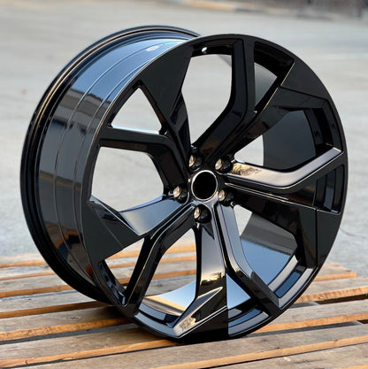AU13 21x9.5 5x112 +26 66.6 GLOSS BLACK