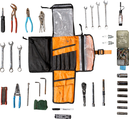 BILTWELL EXFIL-0 2.0 Tool Roll - Black 3017-01