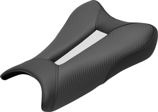 SADDLEMEN Track Seat - Solo - Carbon Fiber - Black - ZX6R '19-'22 0810-K076