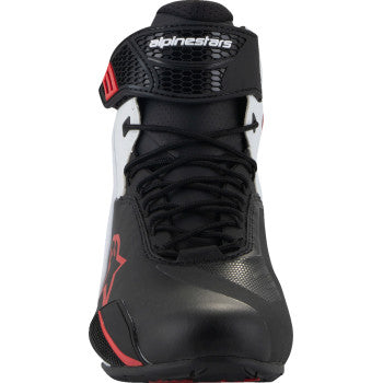 ALPINESTARS Faster-4 Shoes - Black/White/Red - US 8 2510425-123-8