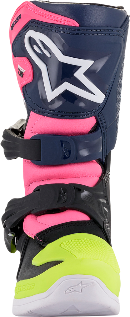 ALPINESTARS Tech 3S Boots - Black/Blue/Pink - US 11 2014518-1176-11