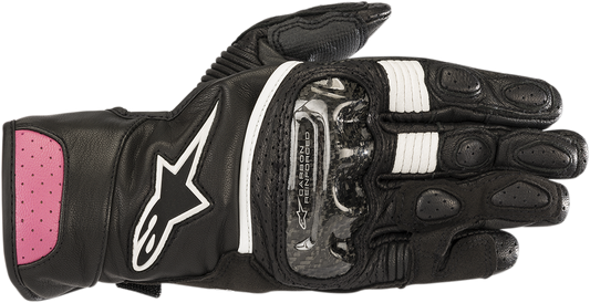 ALPINESTARS Women Stella SP-2 V2 Gloves - Black/Fuchsia - Large 3518218-1039-L