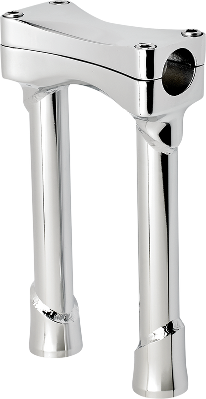 BILTWELL Risers - Murdock - Oversized - 8" - Chrome 6413-105-08