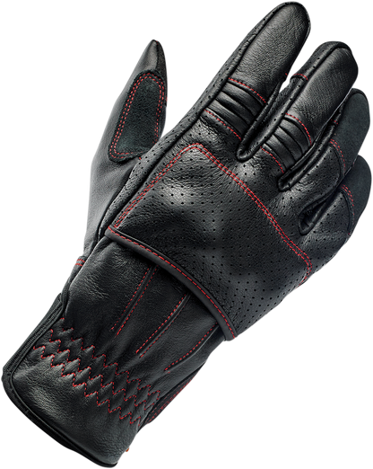 BILTWELL Borrego Gloves - Redline - Medium 1506-0108-303