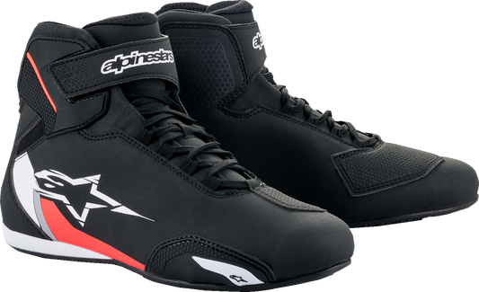 ALPINESTARS Sektor Shoes - Black/White/Red - US 7.5 251551812318