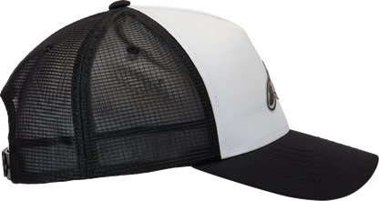 ALPINESTARS Delivery Trucker Hat - White/Black - One Size 1213810102010OS