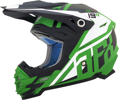 AFX FX-19R Helmet - Racing - Matte Green - Medium 0110-7079