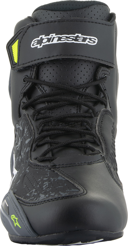 ALPINESTARS Faster-3 Shoes - Black/Yellow - US 12.5 2510219-155-12.5
