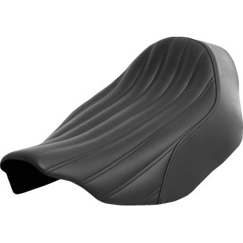 SADDLEMEN Renegade Knuckle Solo Seat - Black - FL '23-'24 823-07-0023
